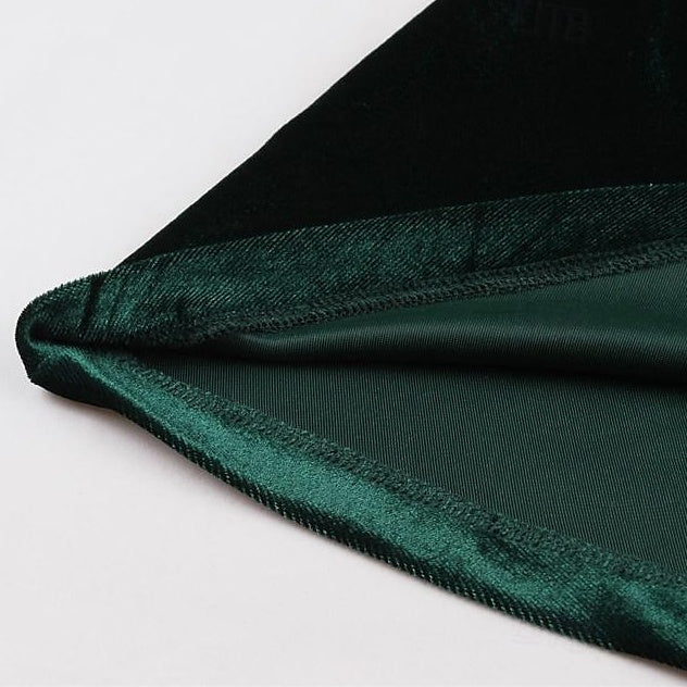 Robe de Costume D'Halloween à Volants, Coupe A-Line/Princesse, Col en V, Manches Mi-Longues, Longueur Thé