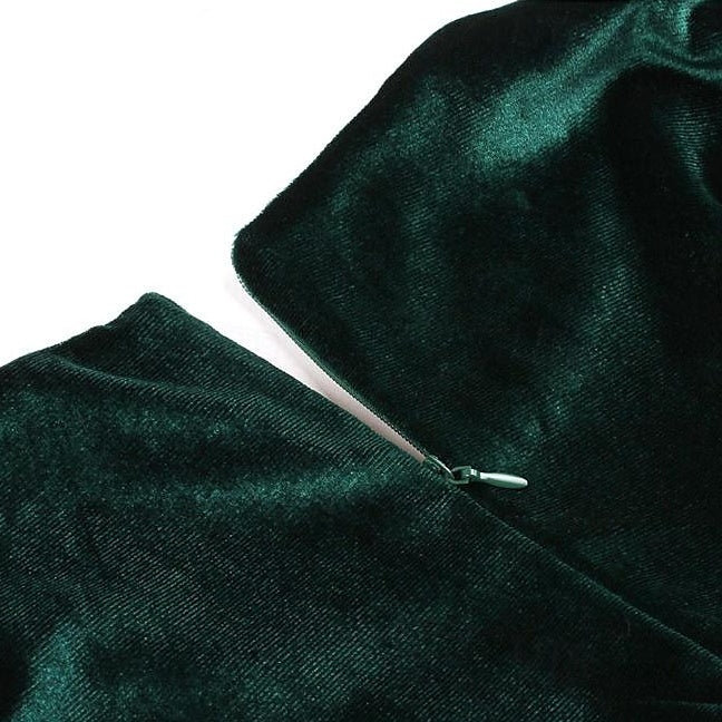 Robe de Costume D'Halloween à Volants, Coupe A-Line/Princesse, Col en V, Manches Mi-Longues, Longueur Thé