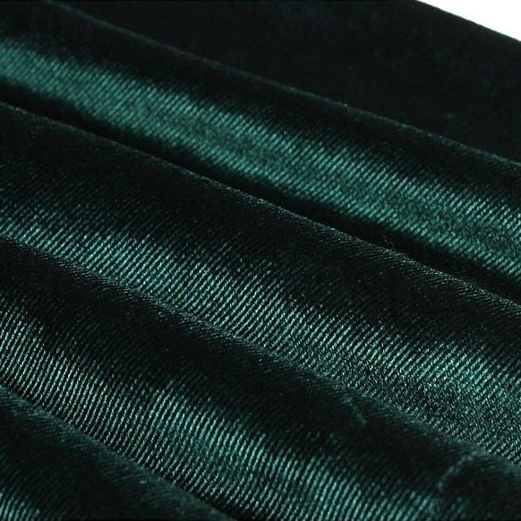 Robe de Costume D'Halloween à Volants, Coupe A-Line/Princesse, Col en V, Manches Mi-Longues, Longueur Thé