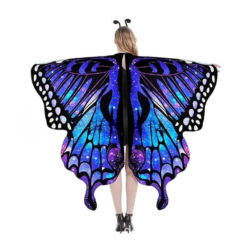 Papillon Drôle Costume Ailes Masque Bandeau Costumes de Performance D'Halloween