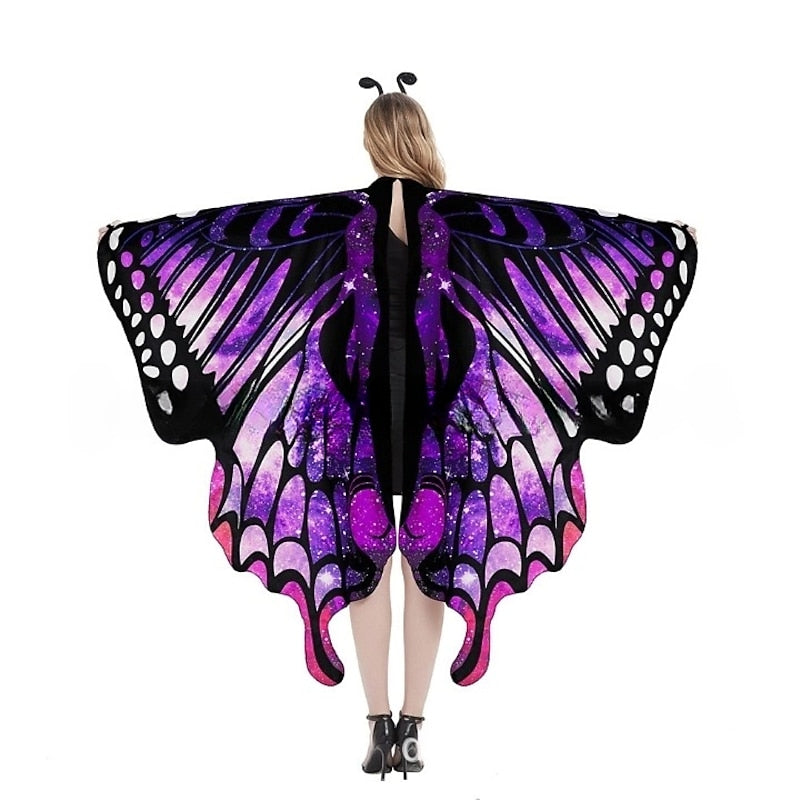 Papillon Drôle Costume Ailes Masque Bandeau Costumes de Performance D'Halloween
