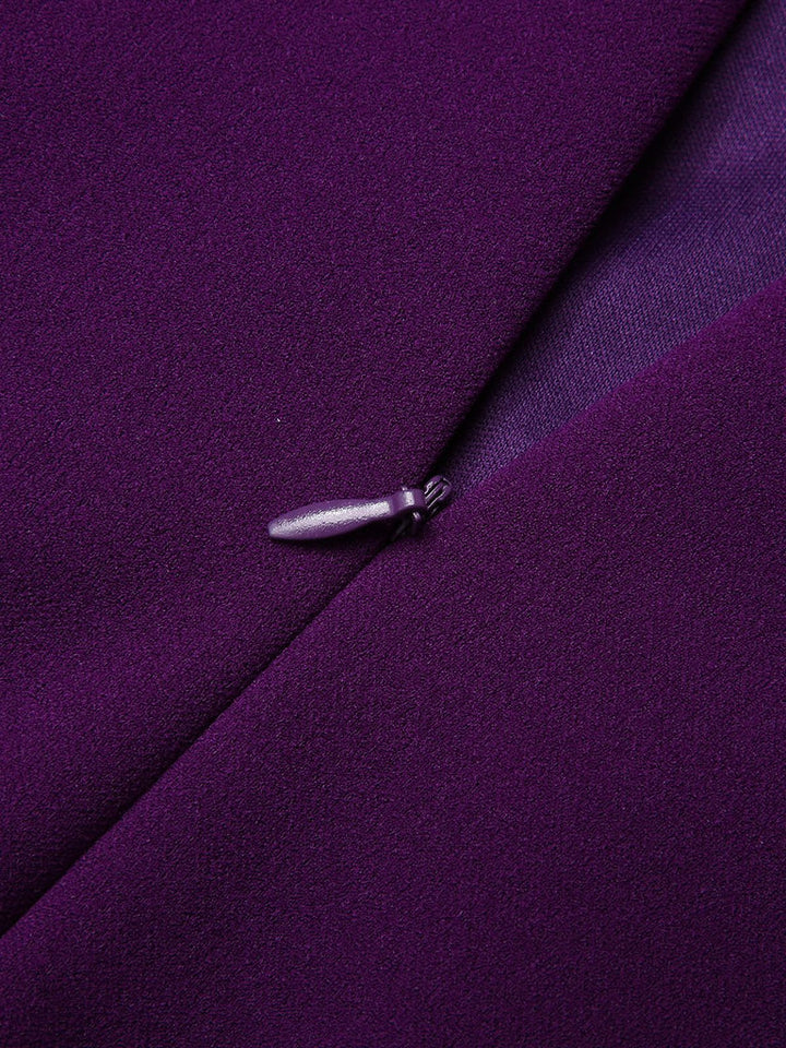 Robe Trapèze/Princesse à Col en V Carré, Manches Courtes, Longueur Genou, pour Costume de Spectacle D'Halloween, avec Volants