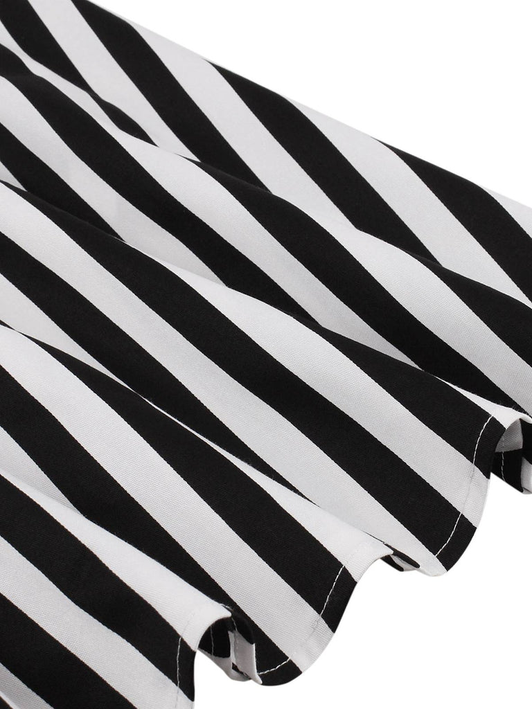 Robe de Costume D'Halloween à Col Licou Sans Manches, Coupe A-Line/Princess, Longueur Genou