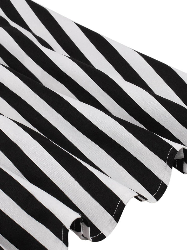 Robe de Costume D'Halloween à Col Licou Sans Manches, Coupe A-Line/Princess, Longueur Genou