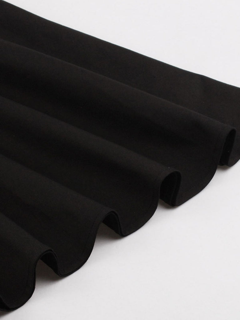 Robe de Costume D'Halloween à Manches Courtes et Col Carré, Coupe A-Line/Princess, Longueur Genou