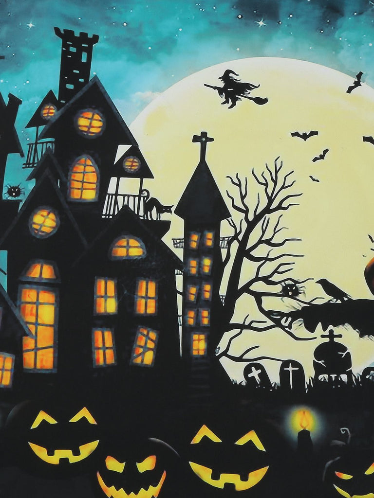 Robe de Costume D'Halloween à Col Rond Sans Manches, Coupe A-Line/Princess, Longueur Genou, avec Dentelle