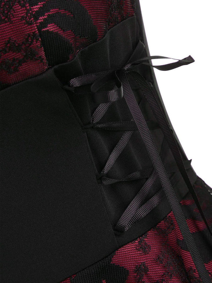 Robe de Costume D'Halloween Asymétrique Sans Manches à Bretelles Spaghetti de Forme A-Line/Princess avec Dentelle