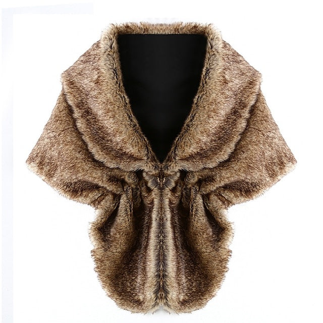 Châles/Enveloppes de Mariée Sans Manches pour Femmes avec Couleur Pure et Épissure