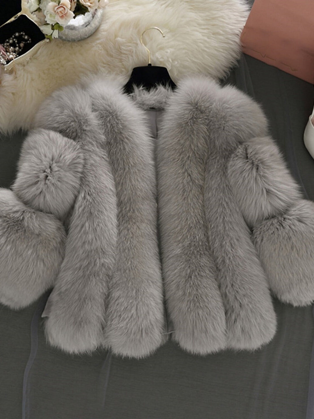 Châles/Enveloppes à Manches Longues pour Mariage pour Femmes avec Couleur Unie