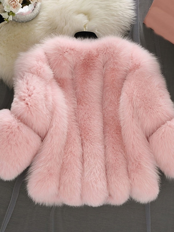 Châles/Enveloppes à Manches Longues pour Mariage pour Femmes avec Couleur Unie