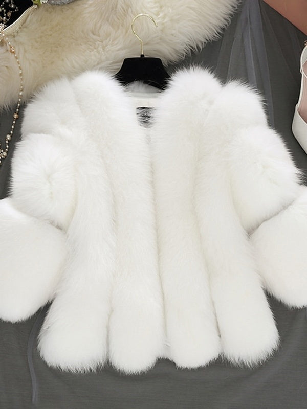 Châles/Enveloppes à Manches Longues pour Mariage pour Femmes avec Couleur Unie