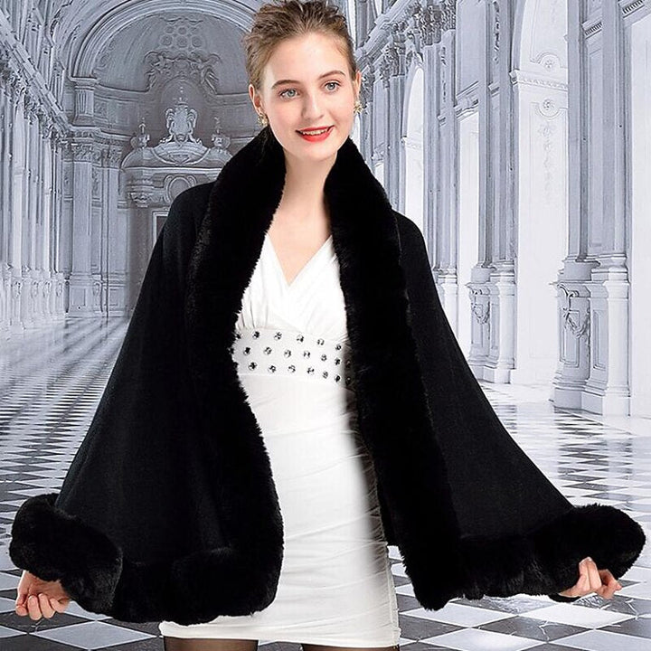 Châles/Enveloppes de Mariée à Manches Longues pour Femmes avec Couleur Unie et Joint Fendu