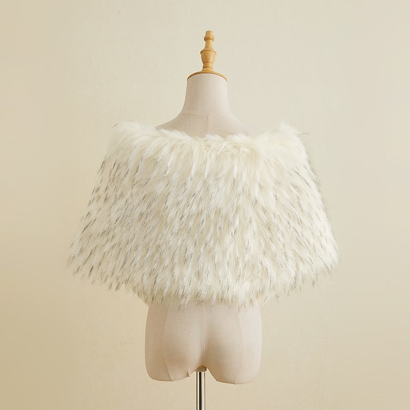 Châles/Enveloppes de Mariée Sans Manches pour Femmes avec Couleur Pure