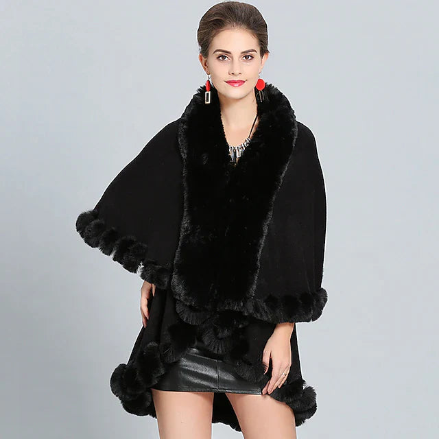 Châles/Enveloppes de Mariée à Manches Longues pour Femmes avec Couleur Unie et Joint Fendu