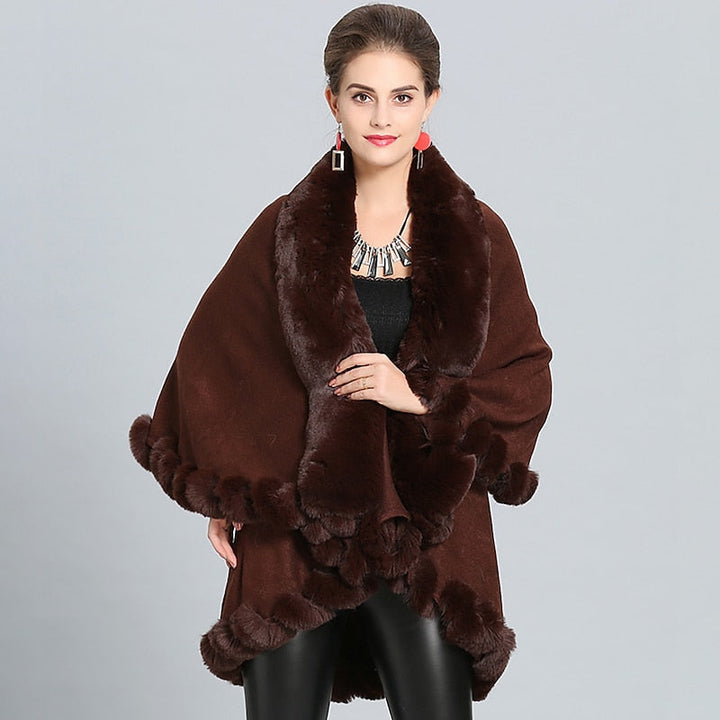 Châles/Enveloppes de Mariée à Manches Longues pour Femmes avec Couleur Unie et Joint Fendu