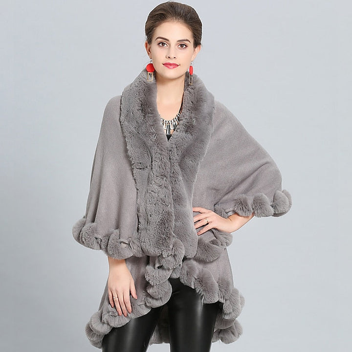 Châles/Enveloppes de Mariée à Manches Longues pour Femmes avec Couleur Unie et Joint Fendu