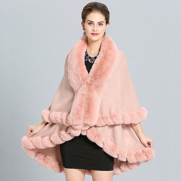 Châles/Enveloppes de Mariée à Manches Longues pour Femmes avec Couleur Unie et Joint Fendu