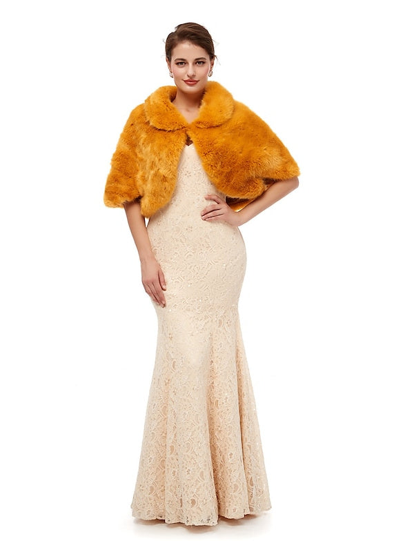 Châles/Enveloppes de Mariée Sans Manches pour Femmes avec Couleur Pure