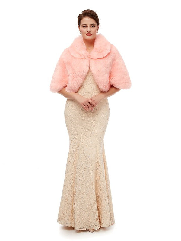 Châles/Enveloppes de Mariée Sans Manches pour Femmes avec Couleur Pure