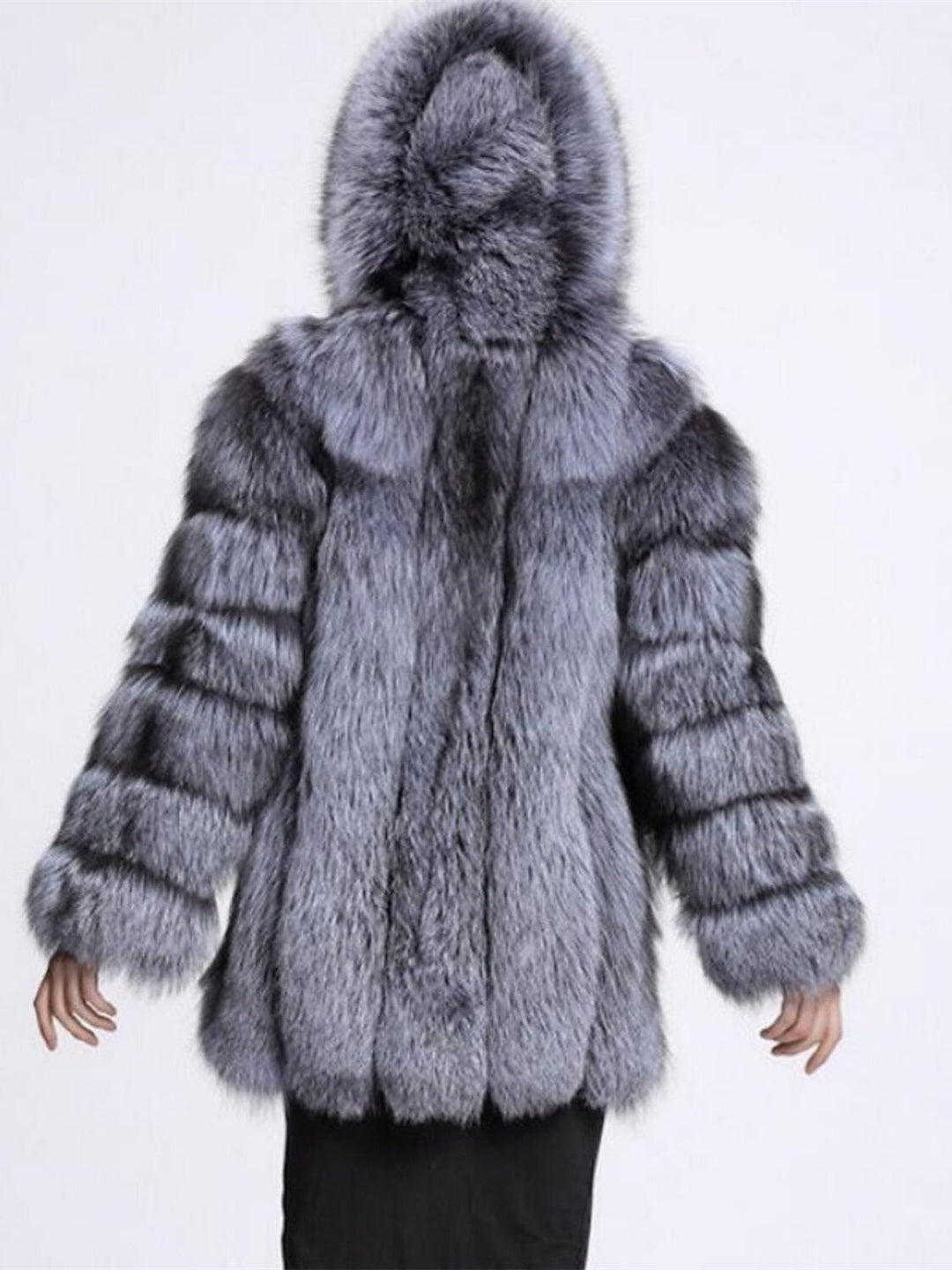 Écharpe en Fausse Fourrure pour Femme, Garde Au Chaud, Manches Longues, Couleur Pure, pour Soirée, Automne et Hiver