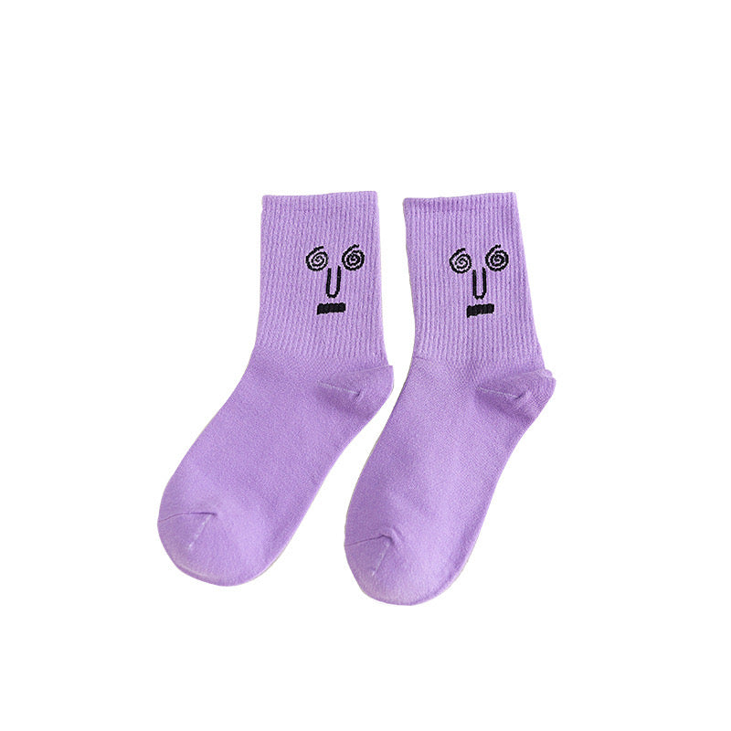 Lot de 10 Paires de Chaussettes de Sport Multicolores pour Femme, Idéales pour le Travail, les Vacances, le Quotidien, le Sport, Simples et Décontractées