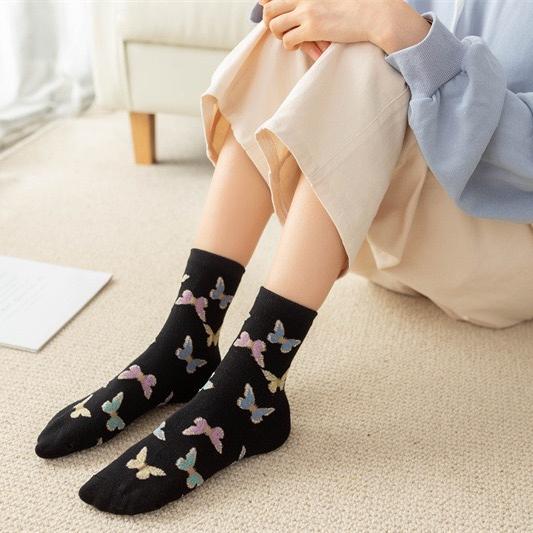Lot de 4 Paires de Chaussettes de Sport Simples et Mignonnes en Coton à Motifs D'Animaux pour Femmes