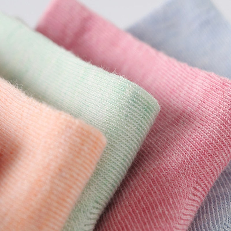 Lot de 10 Paires de Chaussettes de Travail pour Femmes, Couleur Unie, en Polyester, pour le Quotidien, les Vacances, le Sport, Simples, Classiques, Décontractées