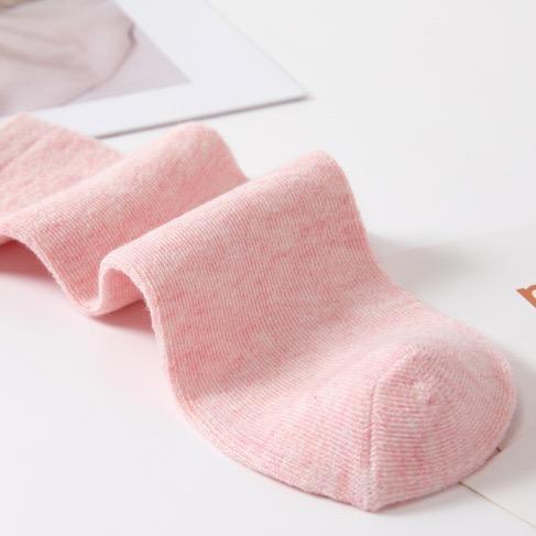 Lot de 10 Paires de Chaussettes de Travail pour Femmes, Couleur Unie, en Polyester, pour le Quotidien, les Vacances, le Sport, Simples, Classiques, Décontractées