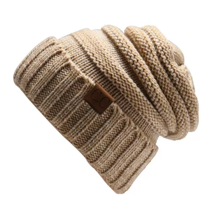 Bonnet Ample Décontracté de Couleur Pure pour Femme, Vêtement Quotidien, Automne-Hiver