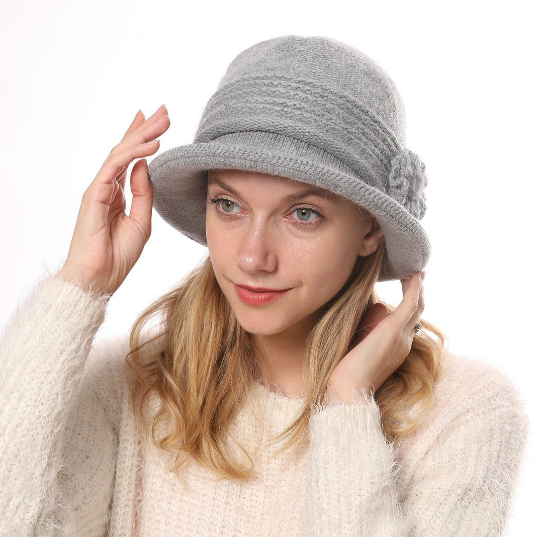 1 Bonnet Ample en Tricot pour Femme, Chaud, Quotidien, Vacances, Couleur Unie, Décontracté, Hiver