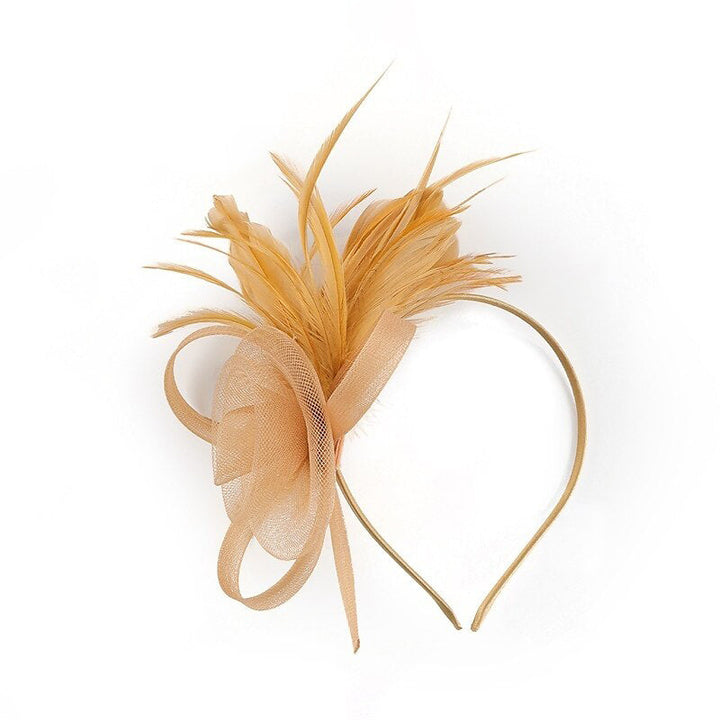 Élégant rétro tuelle mariage soirée Ladies Day plumes joli fascinator