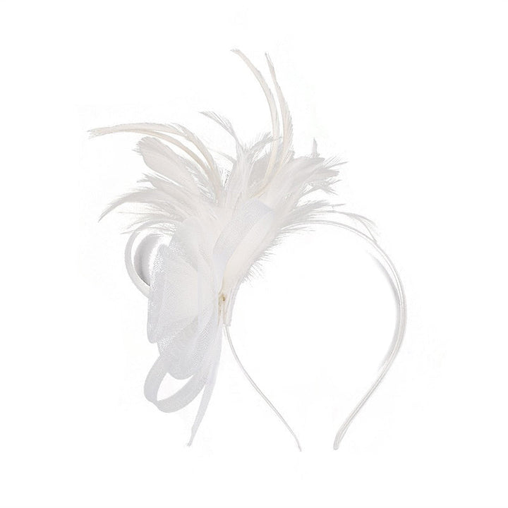 Élégant rétro tuelle mariage soirée Ladies Day plumes joli fascinator