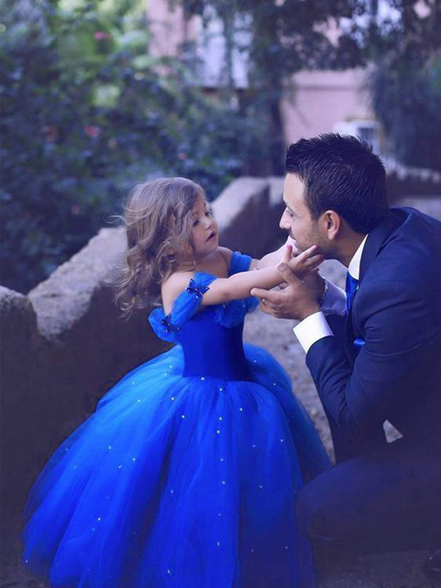 Robe de Bal à Épaules Dénudées Sans Manches pour Demoiselle D'Honneur avec Strass