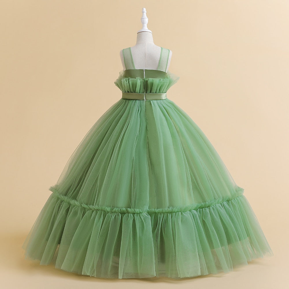 Robe de Soirée A-Line/Princesse Sans Manches, Longueur Au Sol, avec Nœud