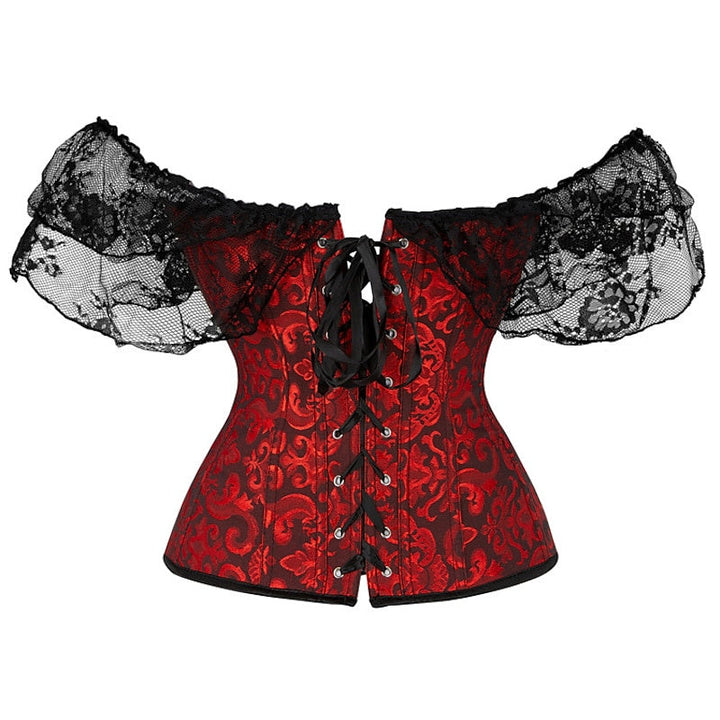 Corset Sexy en Dentelle avec Boucle et Crochet pour Femme - pour Mariage, Fête, Anniversaire