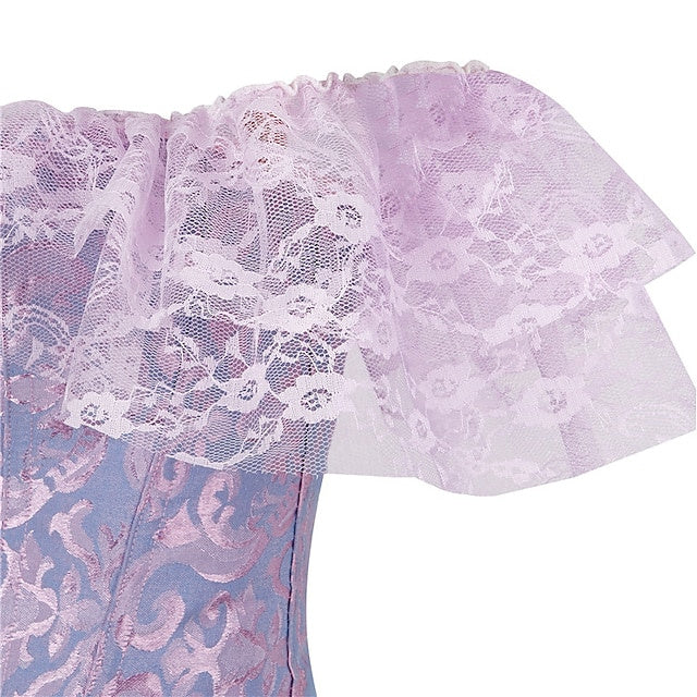 Corset Sexy en Dentelle avec Boucle et Crochet pour Femme - pour Mariage, Fête, Anniversaire