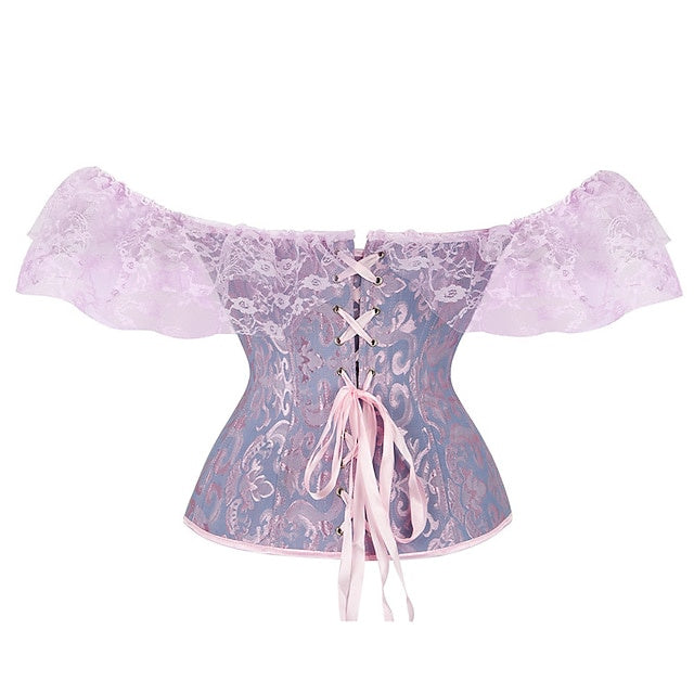 Corset Sexy en Dentelle avec Boucle et Crochet pour Femme - pour Mariage, Fête, Anniversaire