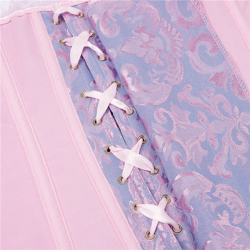 Corset Sexy en Dentelle avec Boucle et Crochet pour Femme - pour Mariage, Fête, Anniversaire