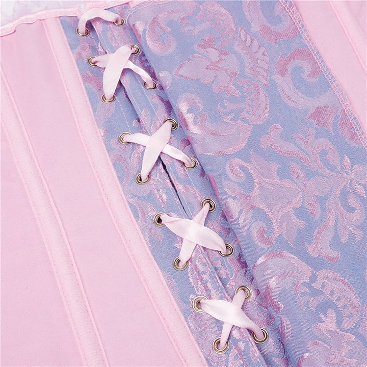 Corset Sexy en Dentelle avec Boucle et Crochet pour Femme - pour Mariage, Fête, Anniversaire