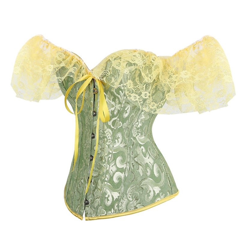 Corset Sexy en Dentelle avec Boucle et Crochet pour Femme - pour Mariage, Fête, Anniversaire