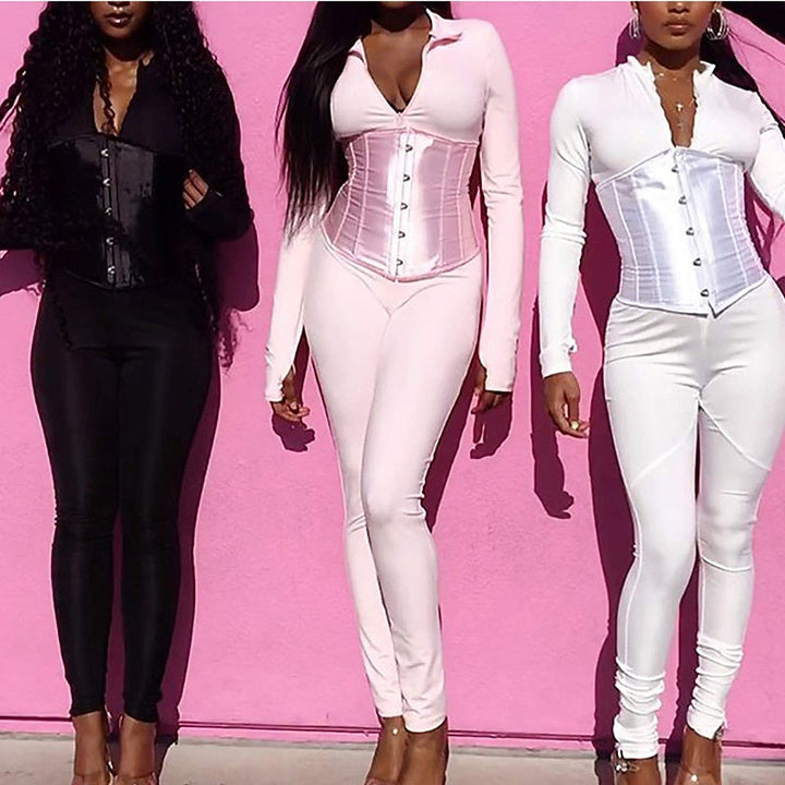 Corsets en Satin Sous la Poitrine pour Femmes pour Fête de Mariage Anniversaire