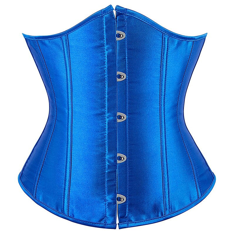 Corsets en Satin Sous la Poitrine pour Femmes pour Fête de Mariage Anniversaire