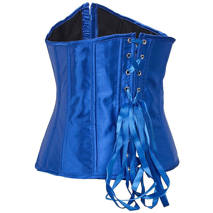 Corsets en Satin Sous la Poitrine pour Femmes pour Fête de Mariage Anniversaire