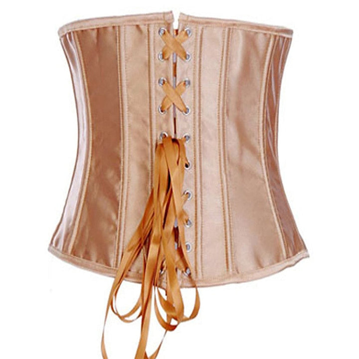 Corsets en Satin Sous la Poitrine pour Femmes pour Fête de Mariage Anniversaire