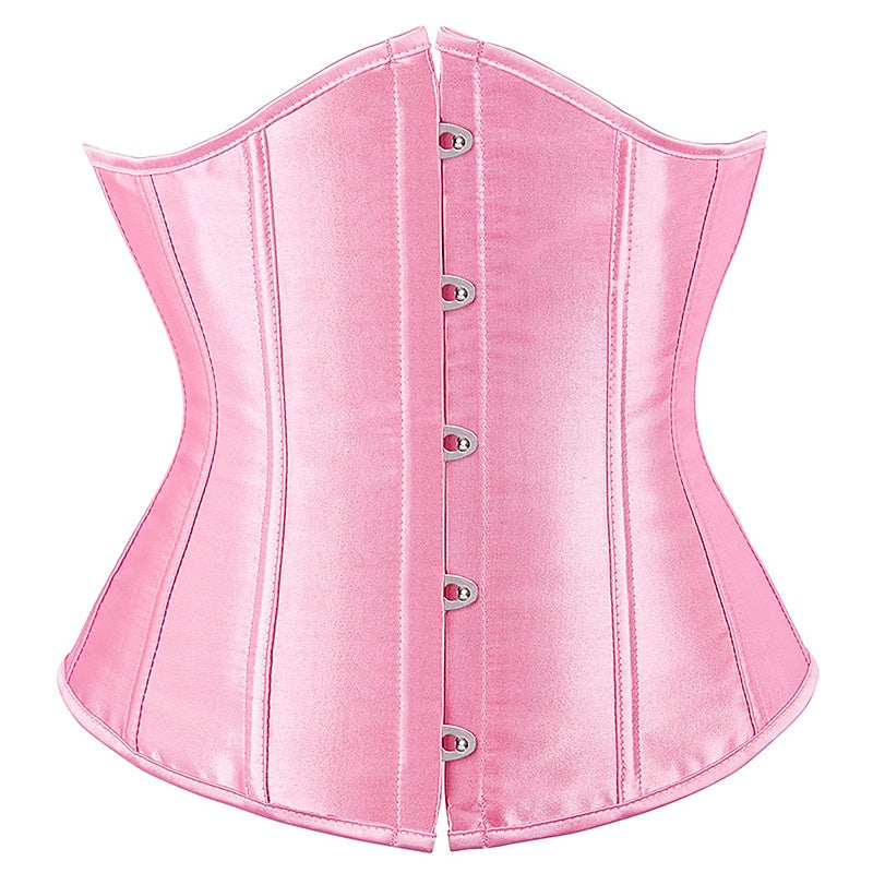 Corsets en Satin Sous la Poitrine pour Femmes pour Fête de Mariage Anniversaire