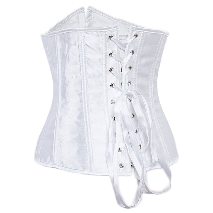 Corsets en Satin Sous la Poitrine pour Femmes pour Fête de Mariage Anniversaire