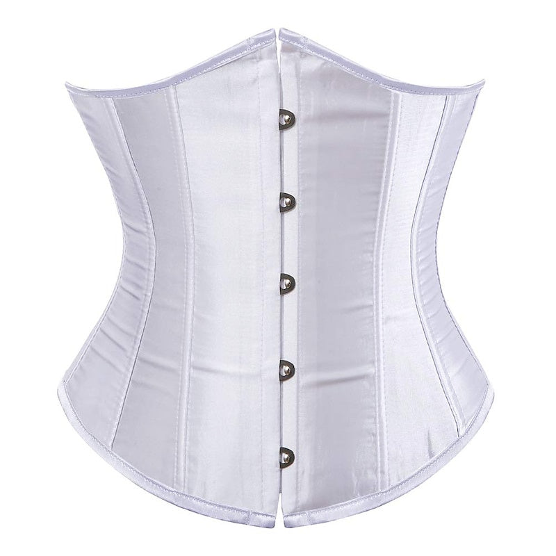 Corsets en Satin Sous la Poitrine pour Femmes pour Fête de Mariage Anniversaire