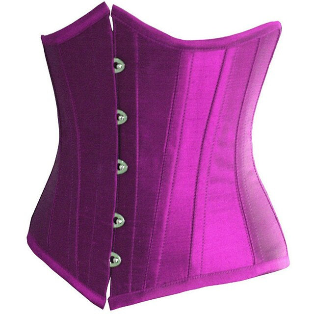 Corsets en Satin Sous la Poitrine pour Femmes pour Fête de Mariage Anniversaire
