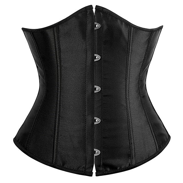 Corsets en Satin Sous la Poitrine pour Femmes pour Fête de Mariage Anniversaire
