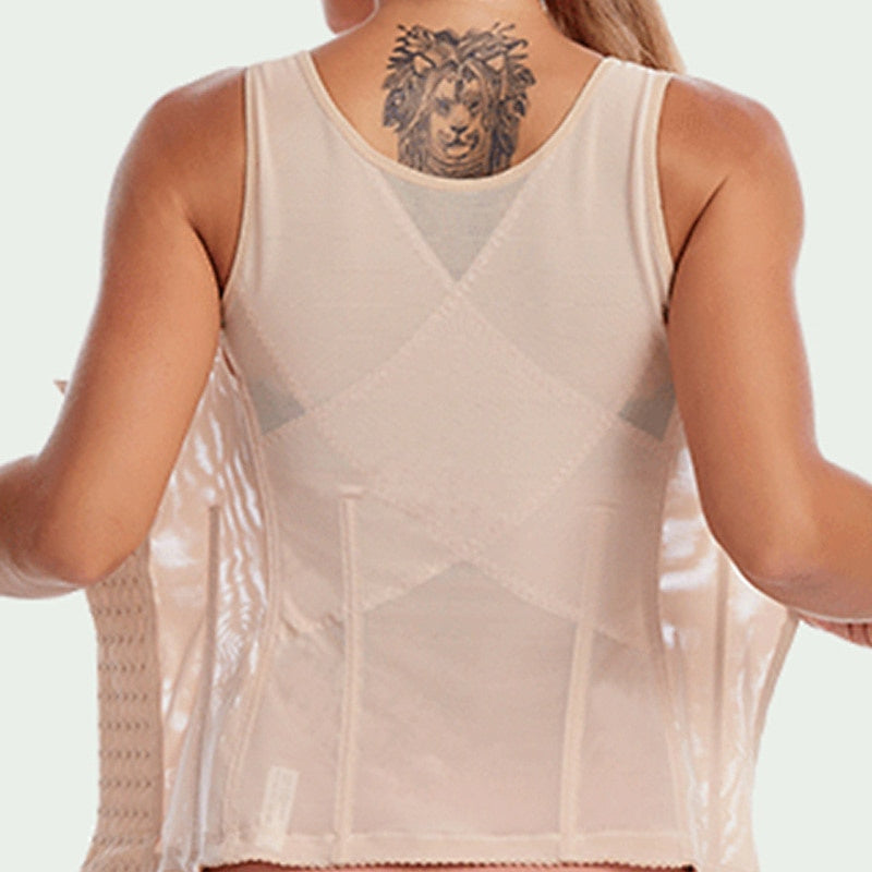 Corset de Yoga pour Femme avec Crochet et Œillet